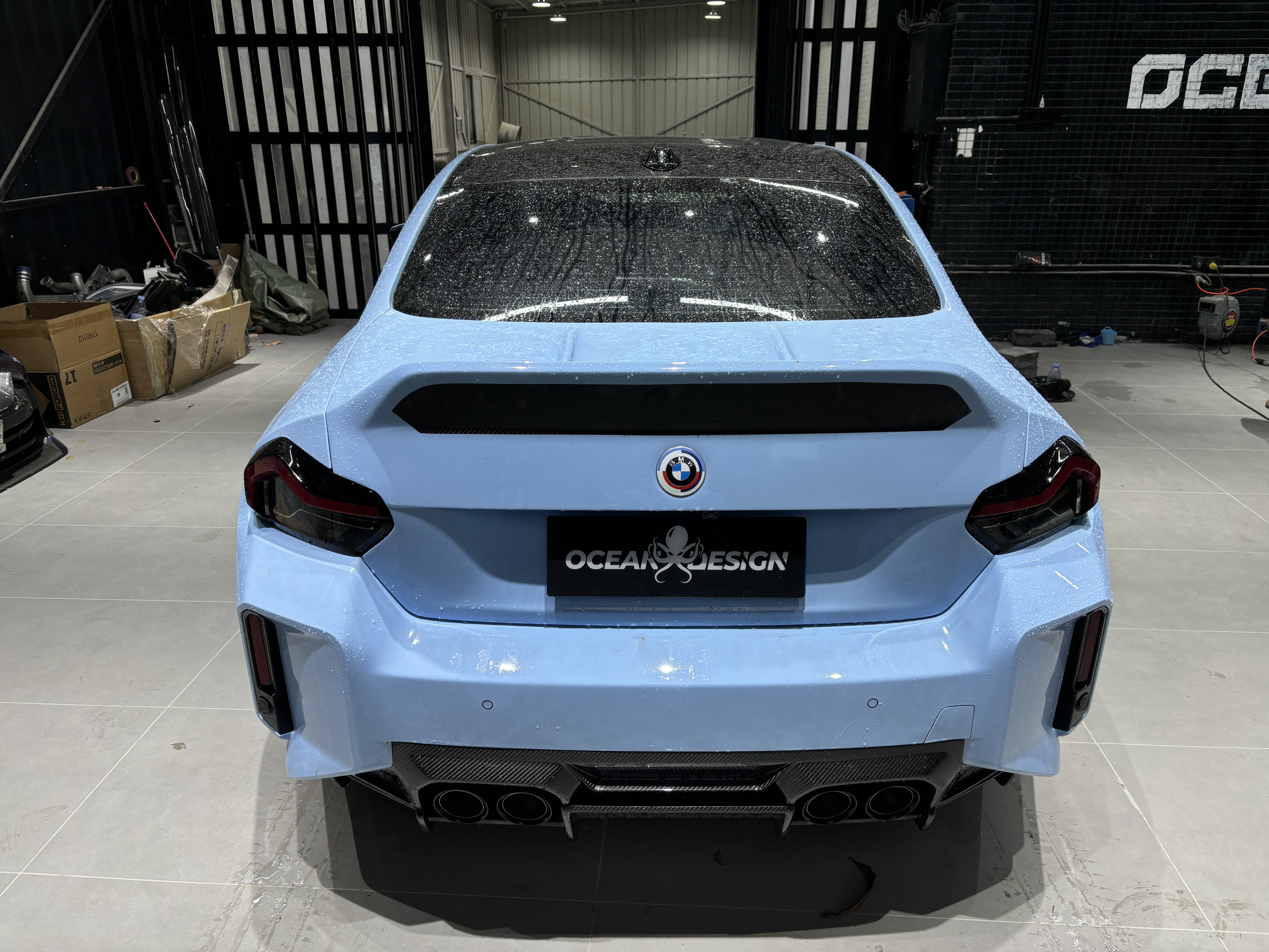BMW G87 M2 AP Style Dry Carbon Parts - styling view
