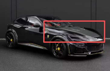 Ferrari Purosangue N Style Dry Carbon Parts - styling reference for Hood