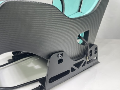 McLaren Senna Style Dry Carbon Bucket Seat - styling view