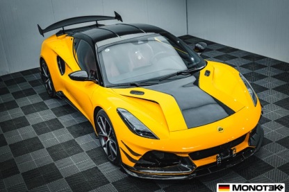 Lotus Emira Monotek Style Dry Carbon Parts - styling view