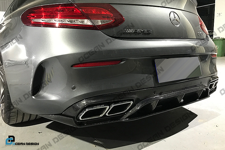 Mercedes-Benz C63 Coupe Edition One Style Carbon Fiber Parts - styling view