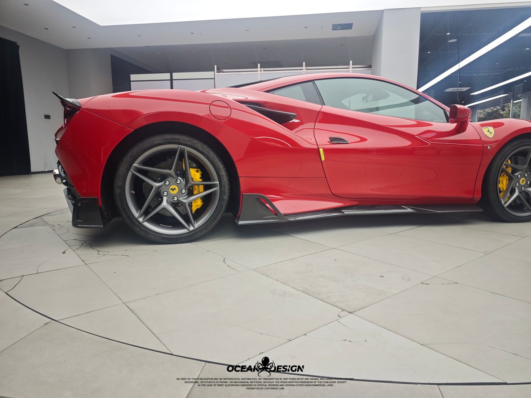 Ferrari F8 MSY Style Parts - styling view