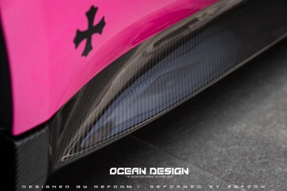 Porsche Taycan Ocean Design OD Style Dry Carbon Parts - styling view