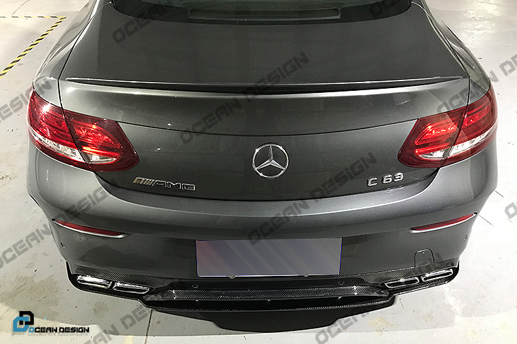 Mercedes-Benz C63 Coupe Edition One Style Carbon Fiber Parts - styling view