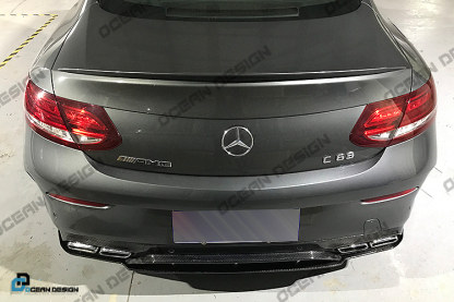 Mercedes-Benz C63 Coupe Edition One Style Carbon Fiber Parts - styling view