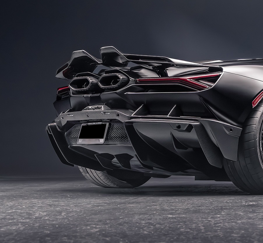 Lamborghini Revuelto R Style Dry Carbon Parts - styling view