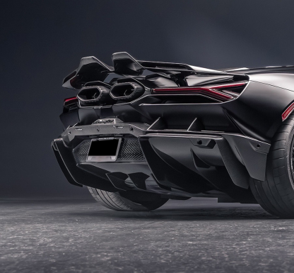 Lamborghini Revuelto R Style Dry Carbon Parts - styling view