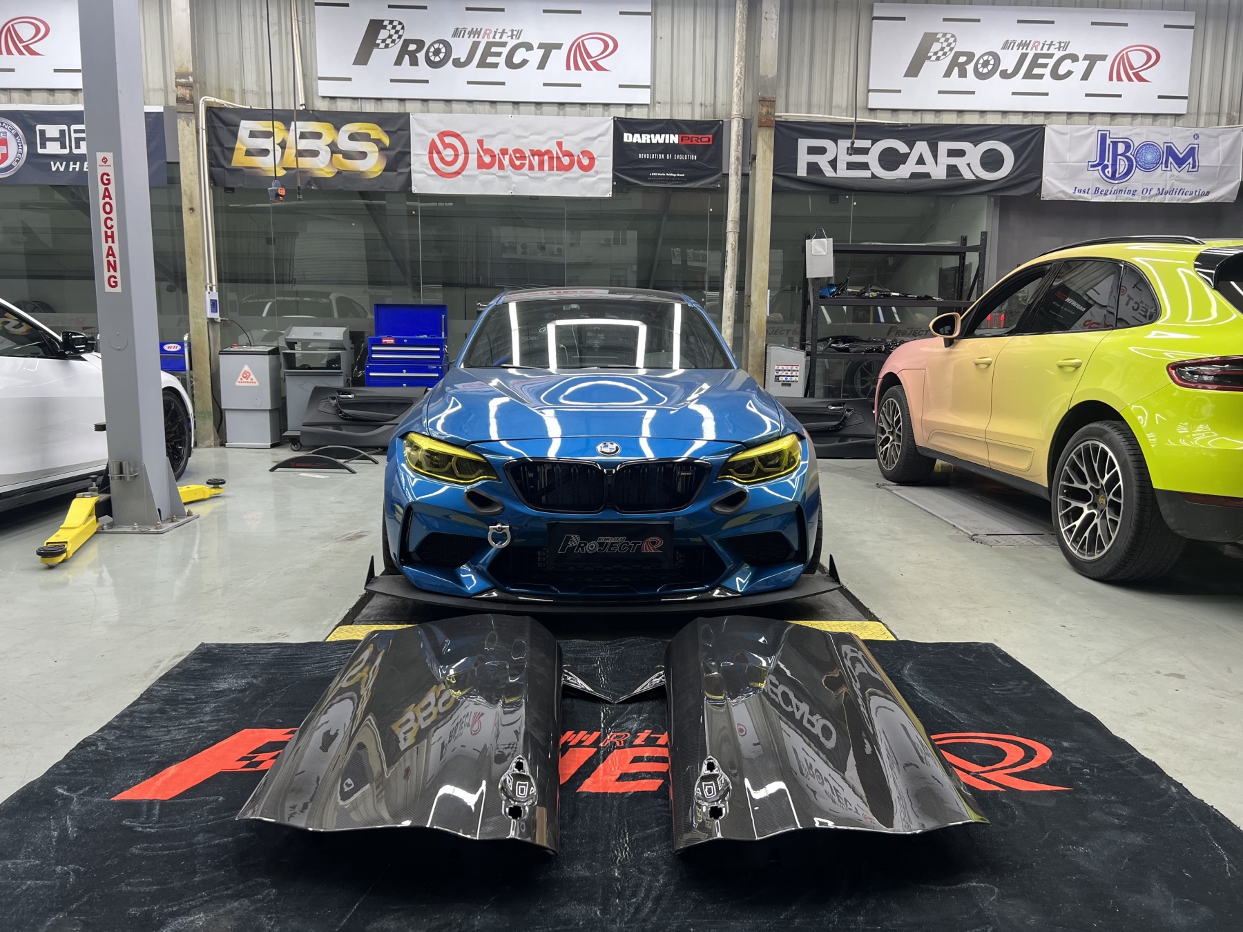 BMW F87 M2C OEM Style Carbon Fiber Body Parts - styling view
