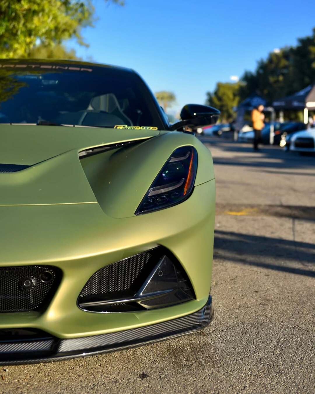 Lotus Emira V Style Dry Carbon Parts - styling view