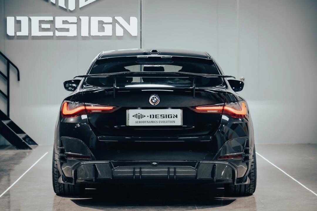 BMW G26 i4 MIW Style Carbon Fiber Parts - styling view