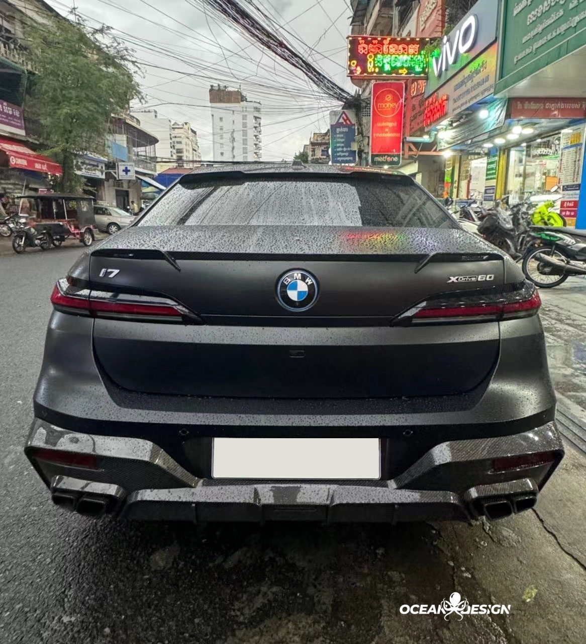 2023-2025 BMW G70 7 Series M Sport MSY Dry Carbon Roof Spoiler