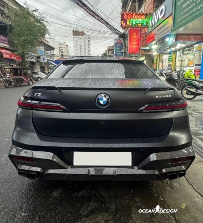2023-2025 BMW G70 7 Series M Sport MSY Dry Carbon Roof Spoiler