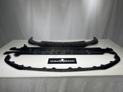 2019–2024 Bentley Continental GT GTC Edition One Front Lip Dry Carbon