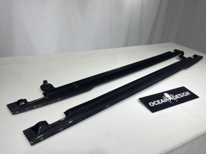 2019–2024 Bentley Continental GT GTC Edition One Side Skirts Dry Carbon