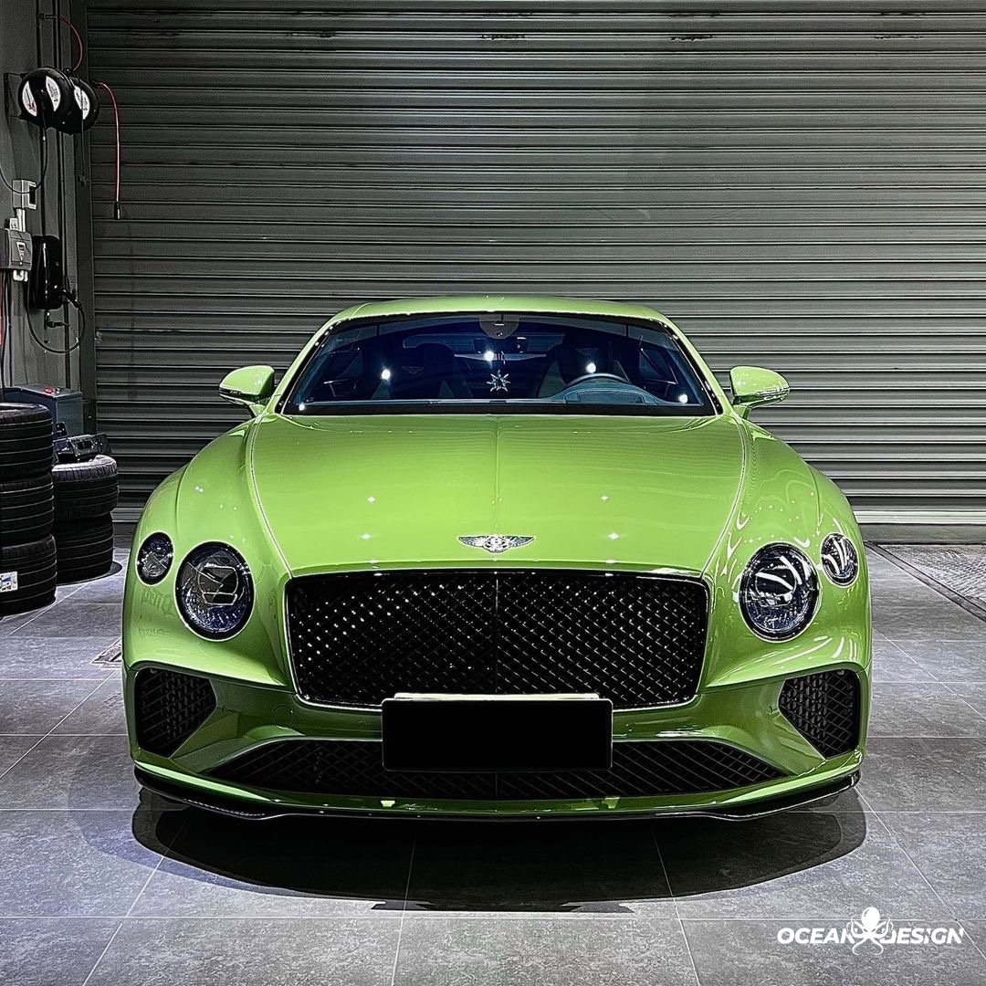 2019–2024 Bentley Continental GT GTC Edition One Front Lip Dry Carbon