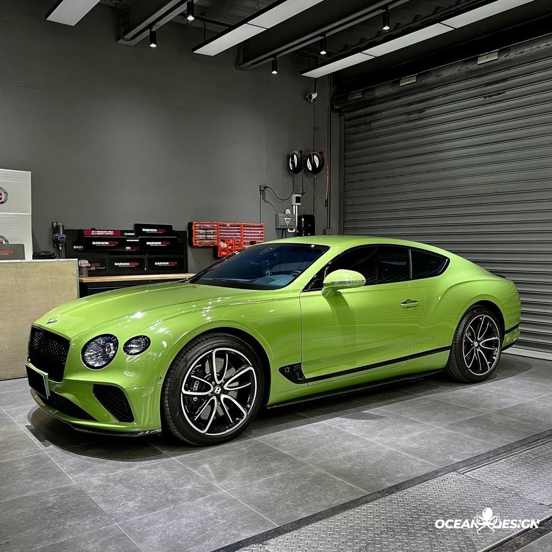 2019–2024 Bentley Continental GT GTC Edition One Front Lip Dry Carbon