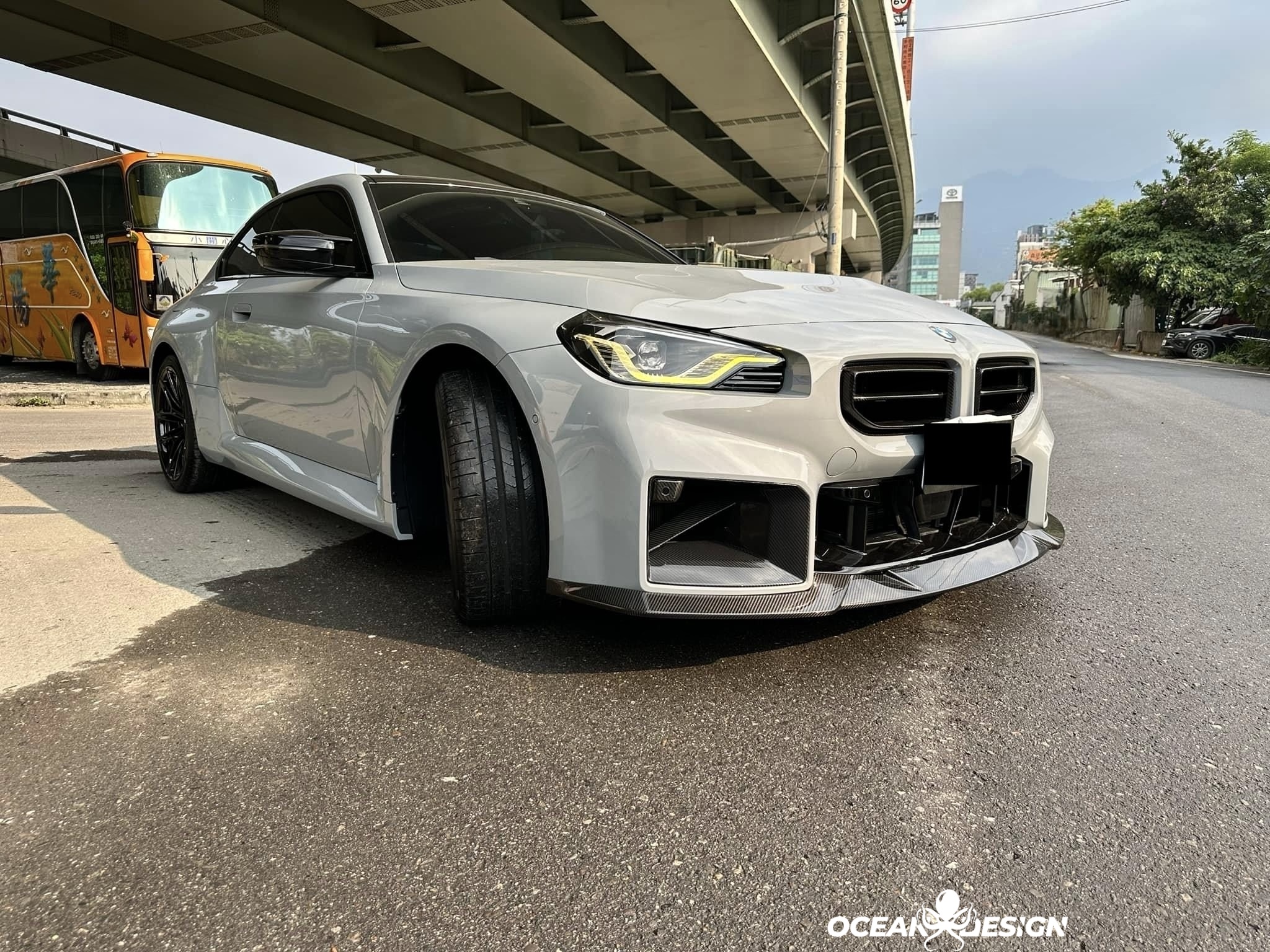 2023-2025 BMW G87 M2 R Style Dry Carbon Front Lip