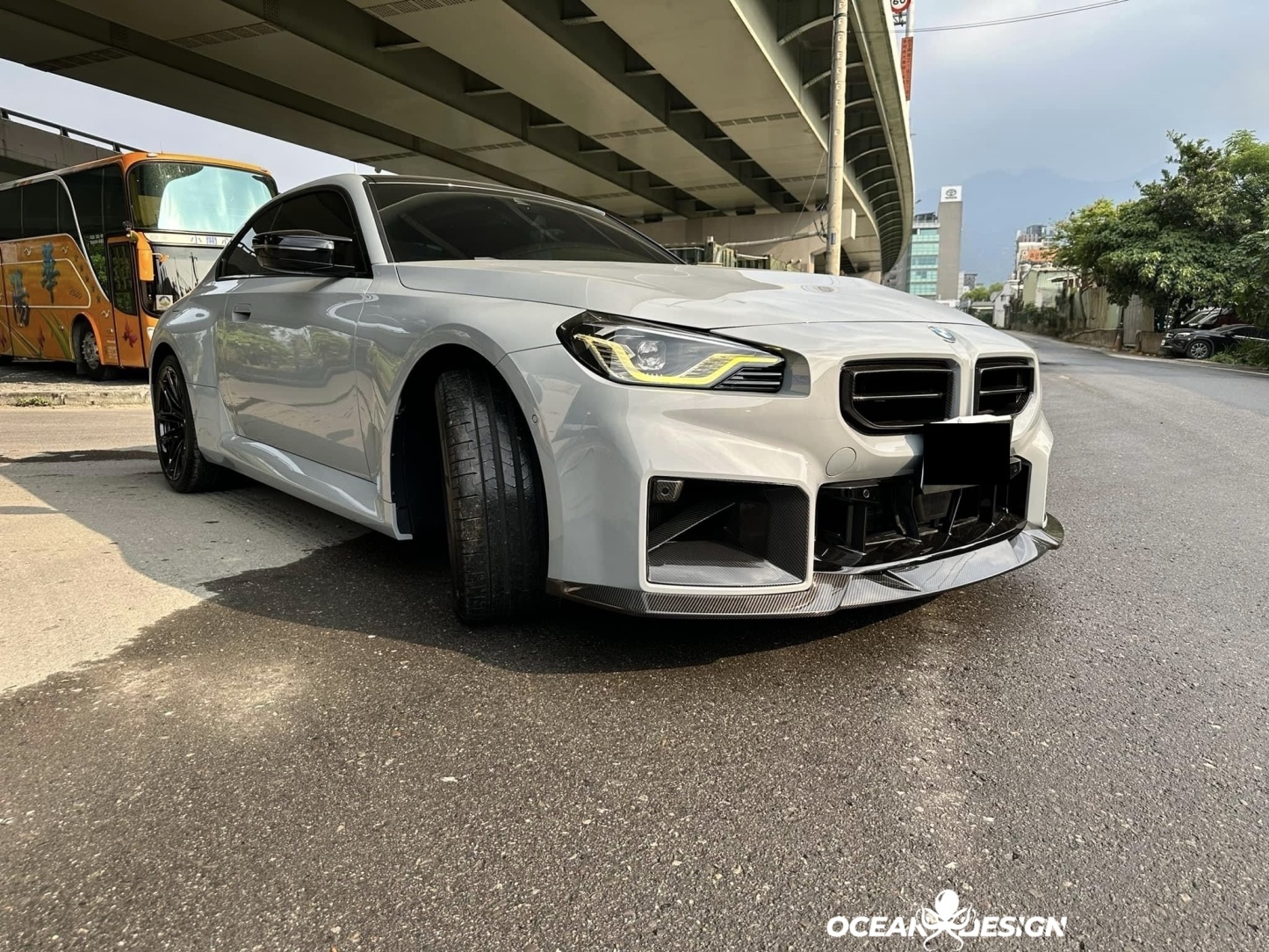 2023-2025 BMW G87 M2 R Style Dry Carbon Front Lip