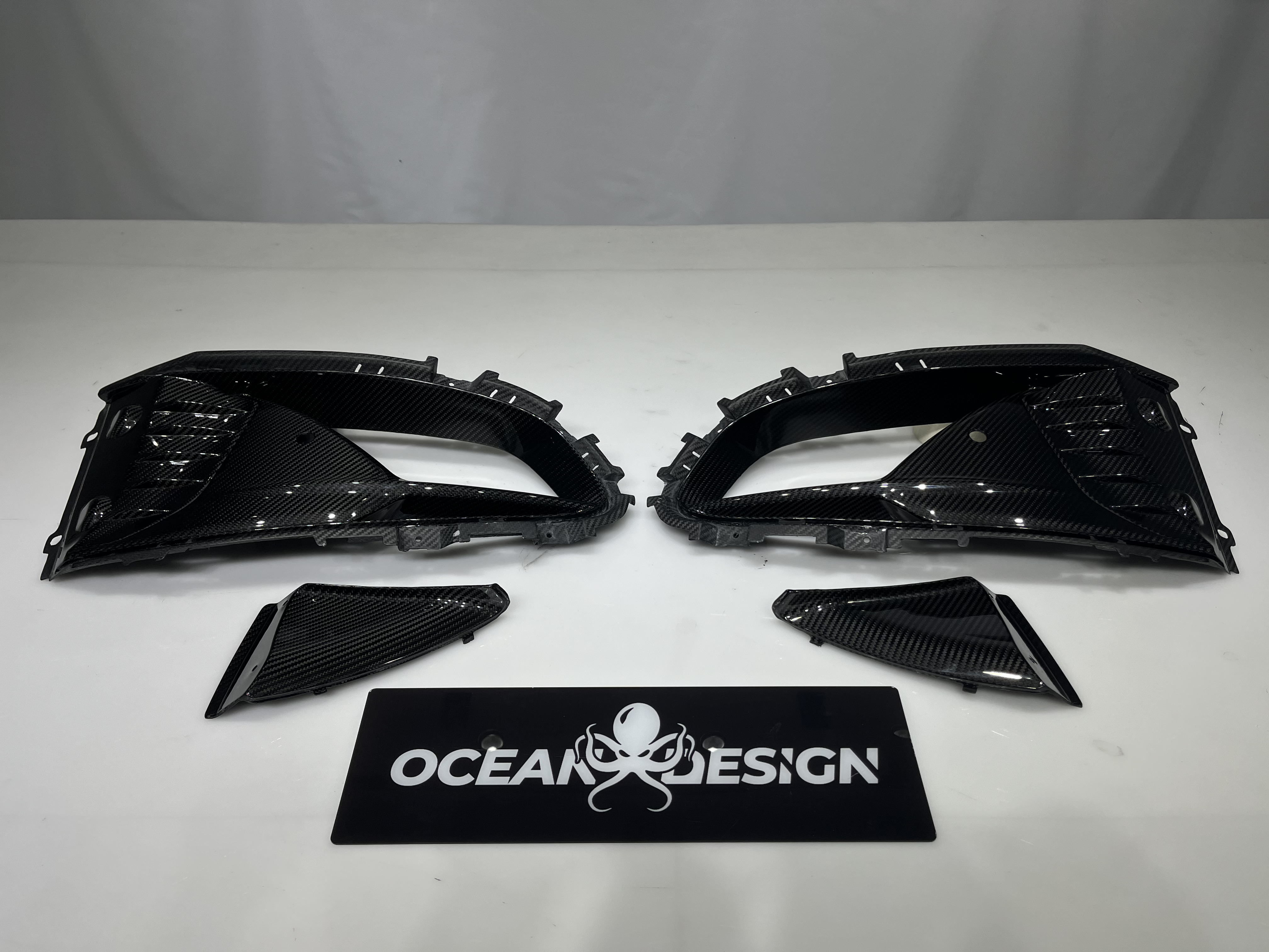 Lotus Emira 2021-2024 Dry Carbon Fiber Front Vents Ocean Design Original Series Bodykit