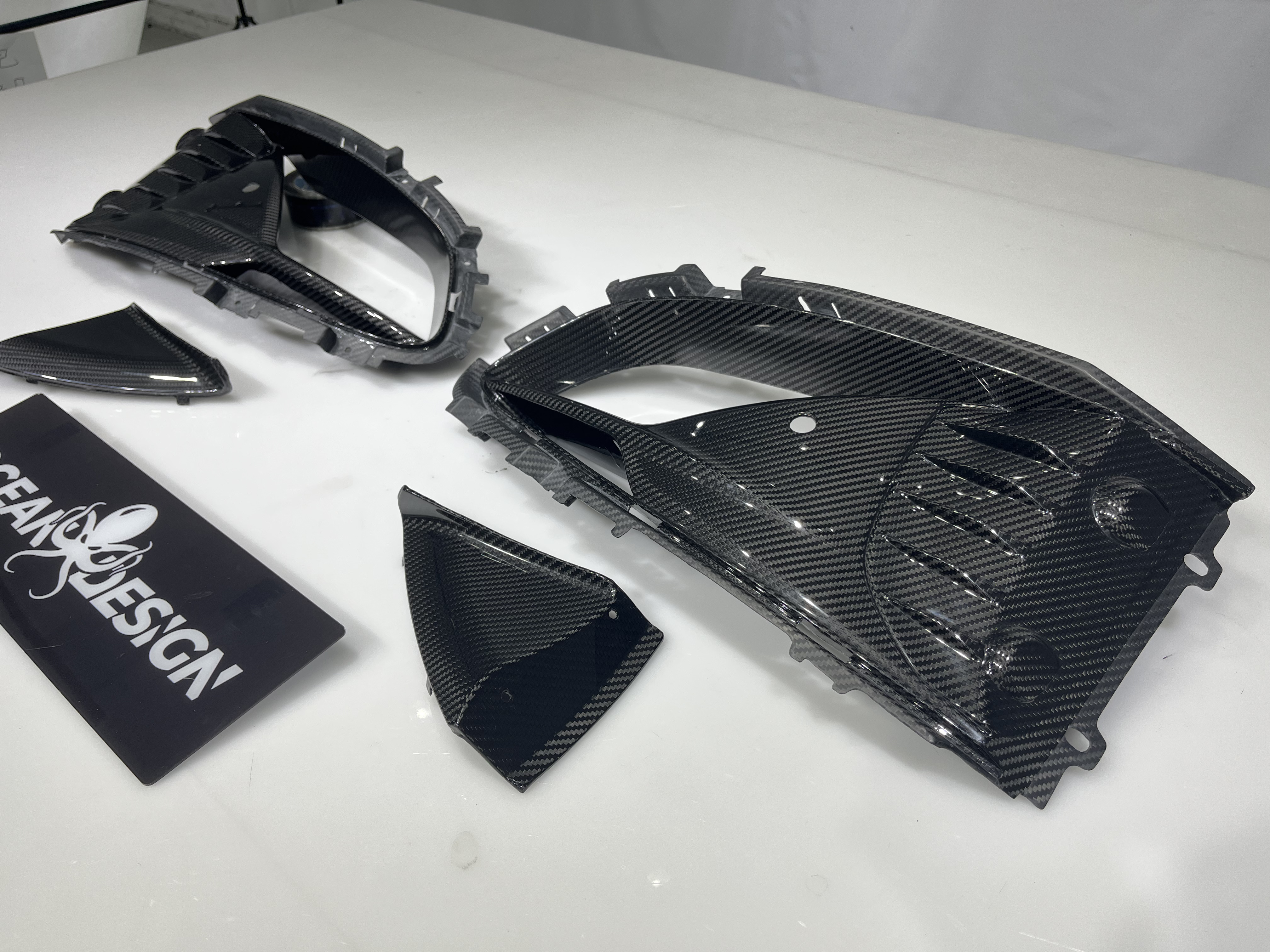 Lotus Emira 2021-2024 Dry Carbon Fiber Front Vents Ocean Design Original Series Bodykit