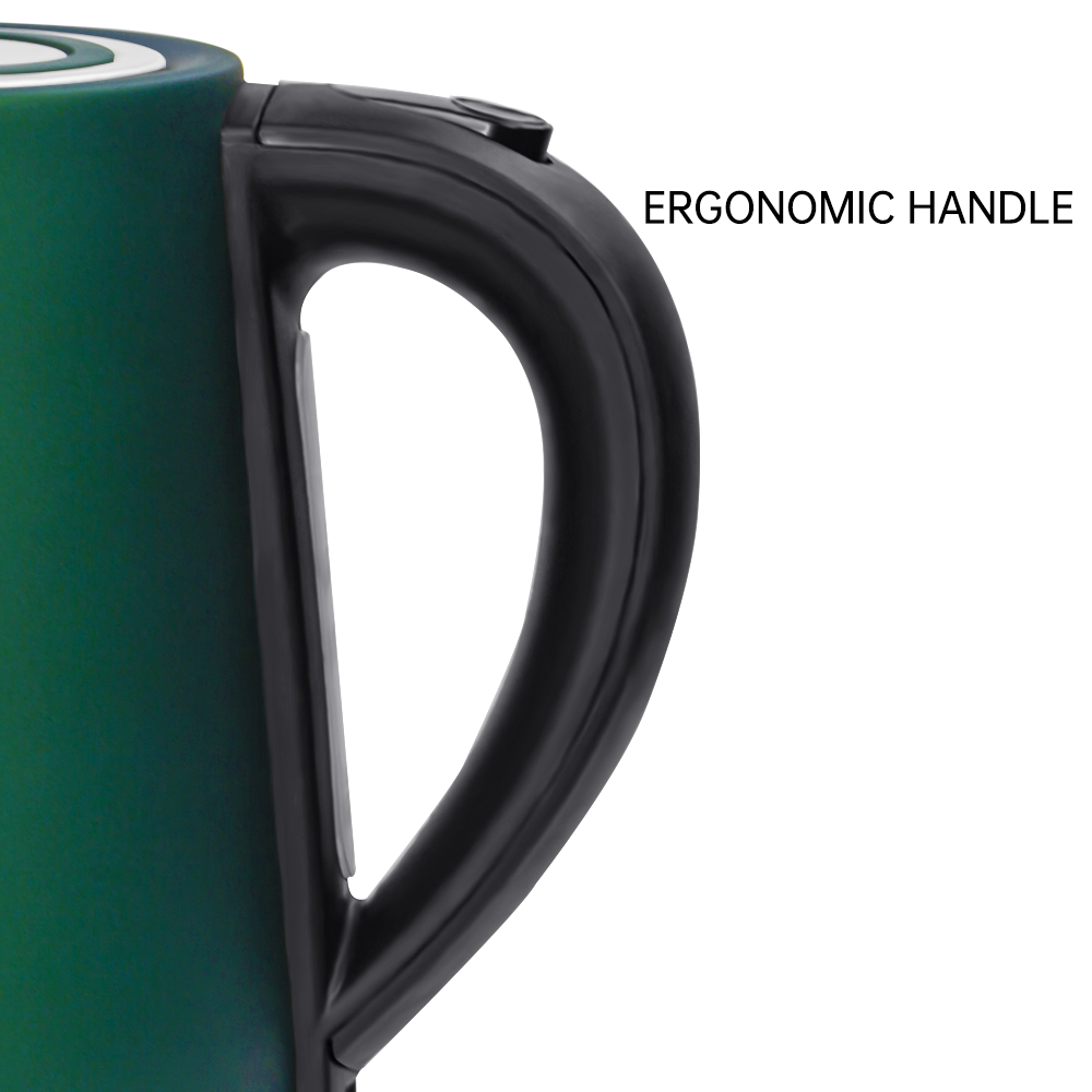 AQ-560 Hotel Electric Kettle – 1.0L Classic Stainless Steel Kettle | STRIX Control | Dual Lid Angles | Auto Shut-Off