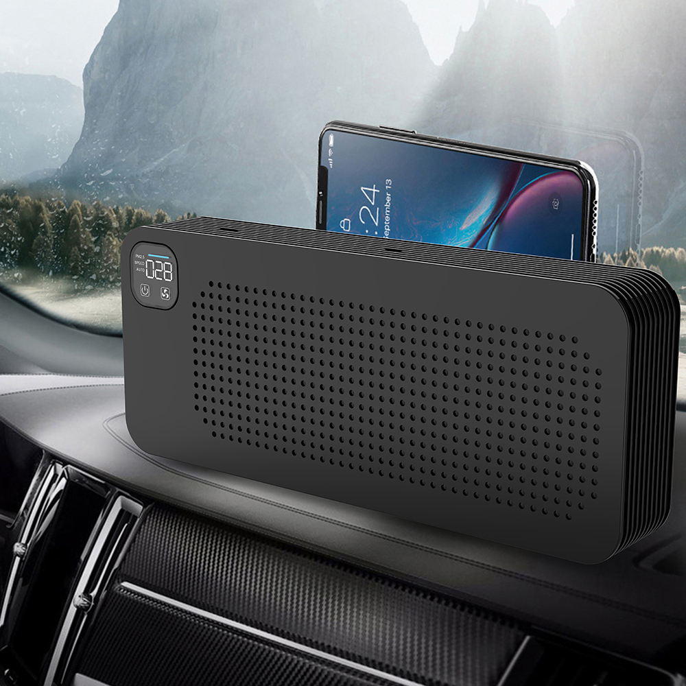 CATA-040 portable desktop air purifier with dual outlets and PM2.5 LED display