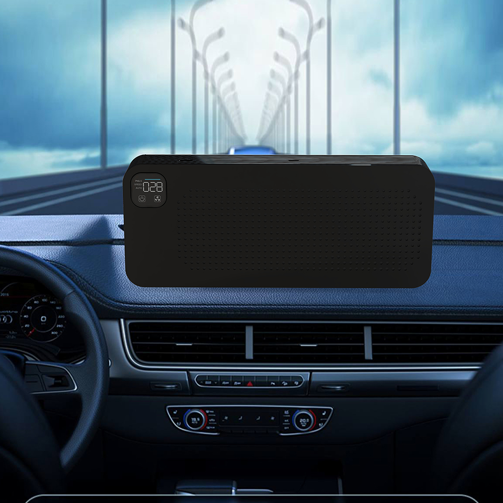 CATA-040 portable desktop air purifier with dual outlets and PM2.5 LED display