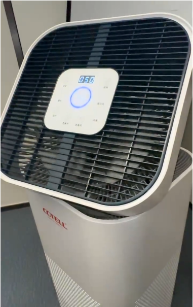 COTELL air purifiers testimonial highlighting in school class rooms
