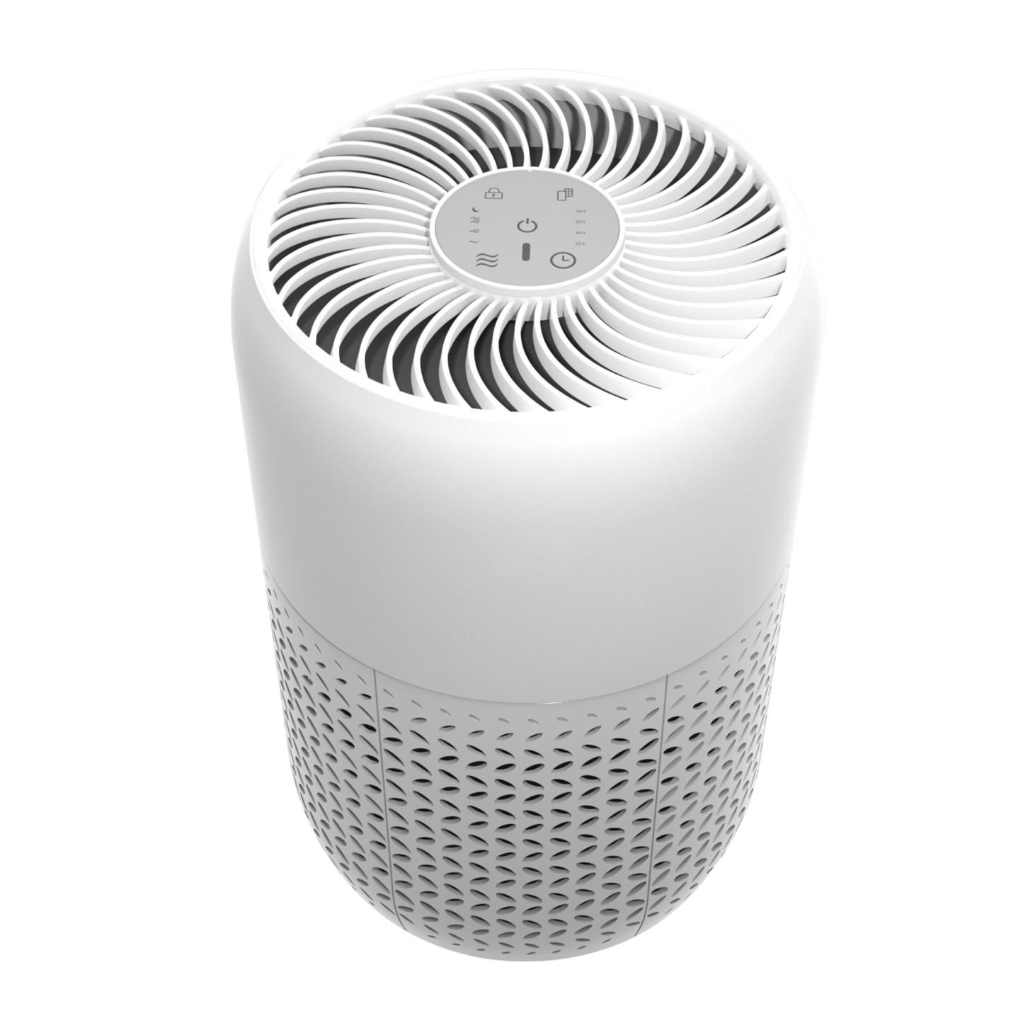 CTAT-300 Compact Round Air Purifier with 360° Air Intake