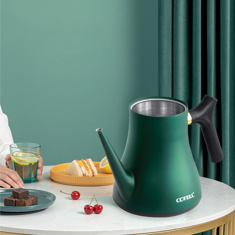 AQ-580 Smart Gooseneck Kettle | 0.6L Stainless Steel | 6-Stage Temperature Control