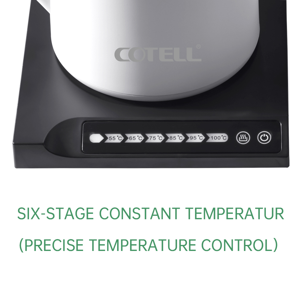 AQ-570 Stylish Teapot with Lift Handle Smart Temperature Control 0.6L Electric Kettle