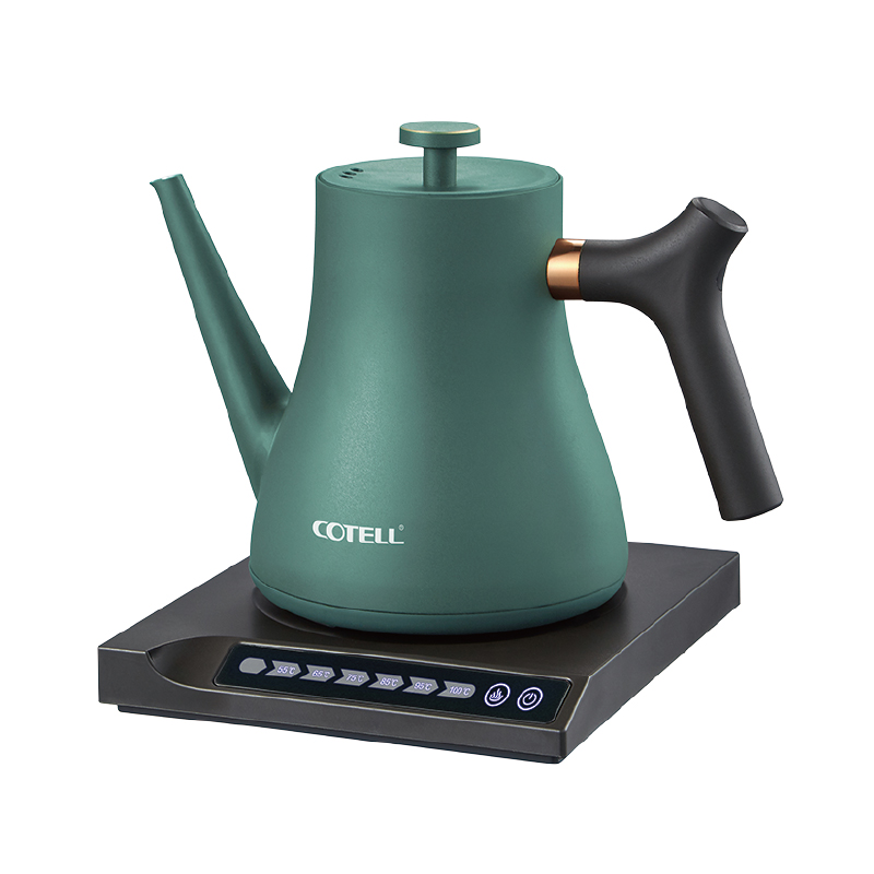 AQ-580 Smart Gooseneck Kettle | 0.6L Stainless Steel | 6-Stage Temperature Control