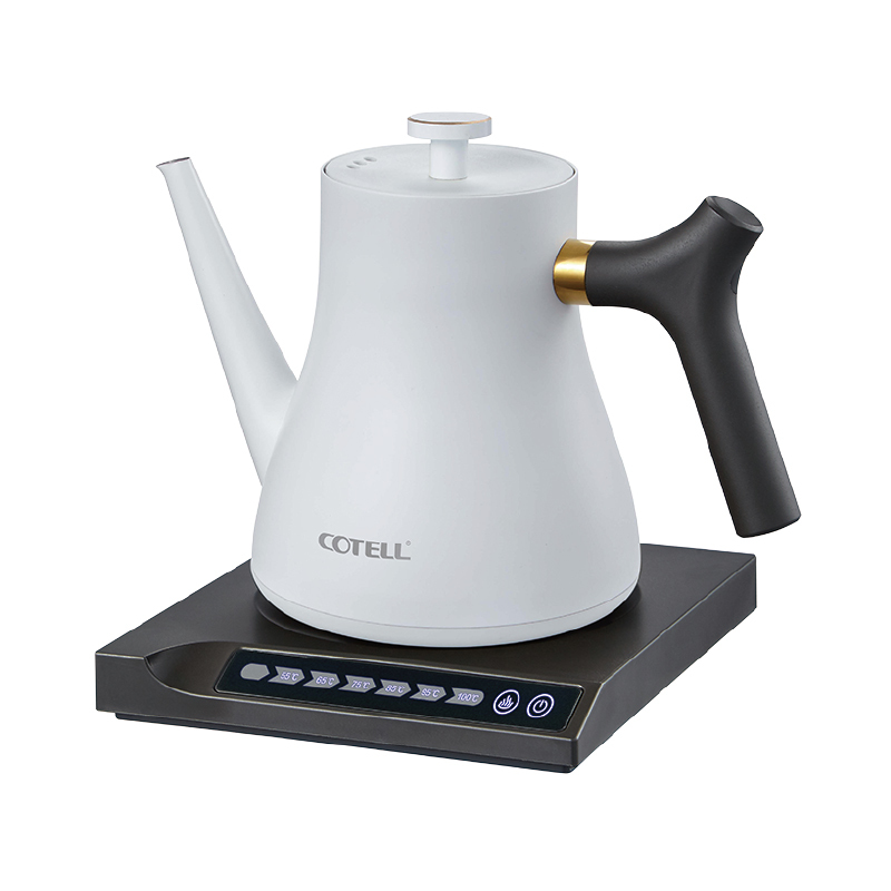 AQ-580 Smart Gooseneck Kettle | 0.6L Stainless Steel | 6-Stage Temperature Control