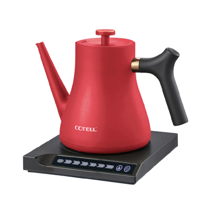 AQ-580 Smart Gooseneck Kettle | 0.6L Stainless Steel | 6-Stage Temperature Control