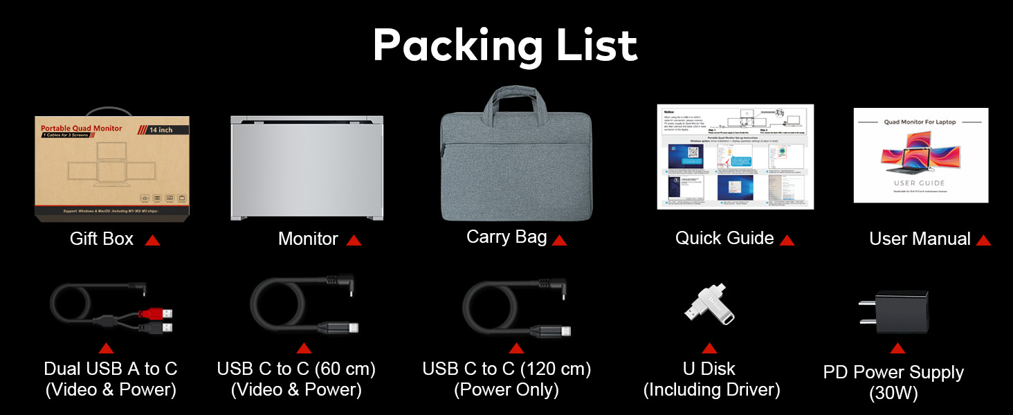 Packing list