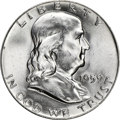 [Complete Set] 1948-1963 Franklin Half Dollars