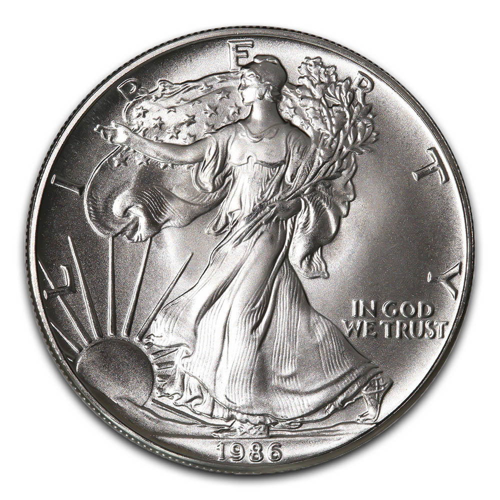 1986 $1 American Silver Eagle