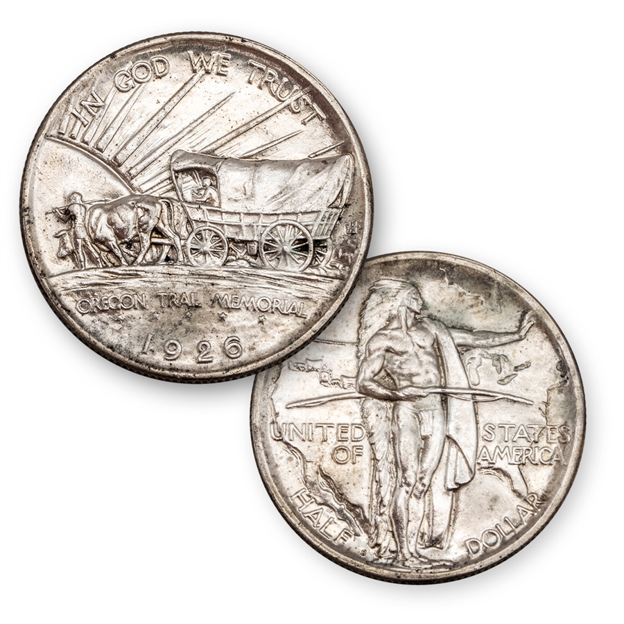 [Complete Set]1926-1939 Oregon Trail Commemorative Half-Dollar
