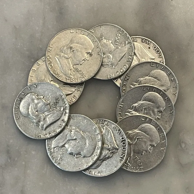[Complete Set] 1948-1963 Franklin Half Dollars