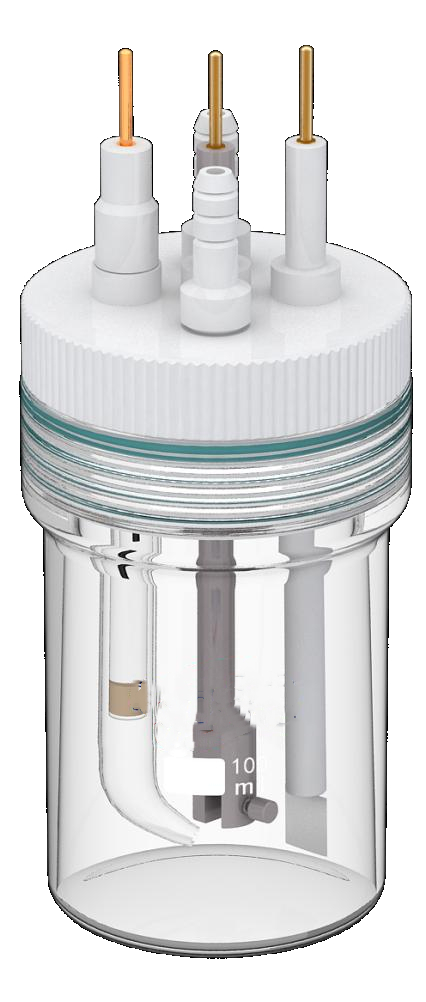 C002-1 Series Straight Five-port Electrolytic Cell Electrochemical Cell