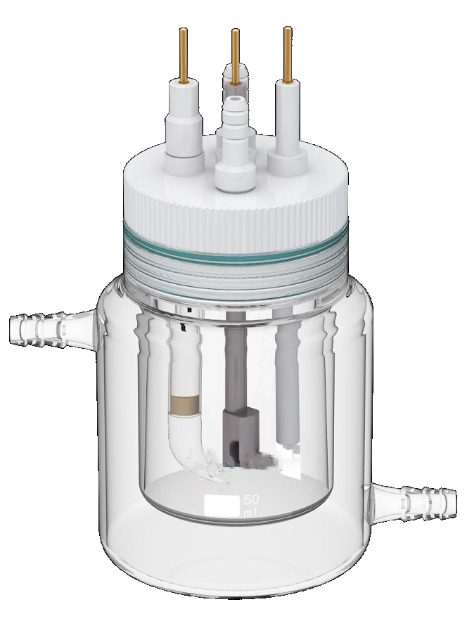 C002-1 Series Straight Five-port Electrolytic Cell Electrochemical Cell
