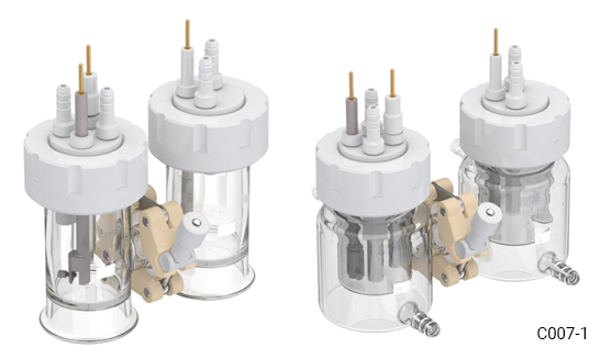 2H type replaceable membrane electrochemical cell (relatively sealed), C007-1