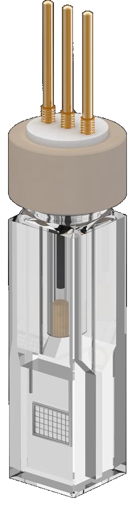 Thin-film spectro-electrochemical cell (sealed), C013-2