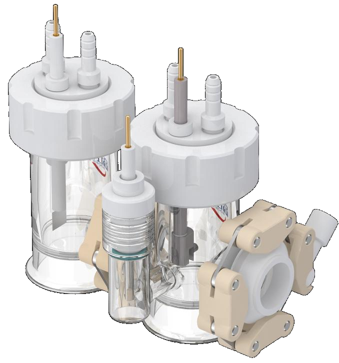 3H type replaceable film photoelectrochemical cell (single light window, relatively sealed) Model: C025-1