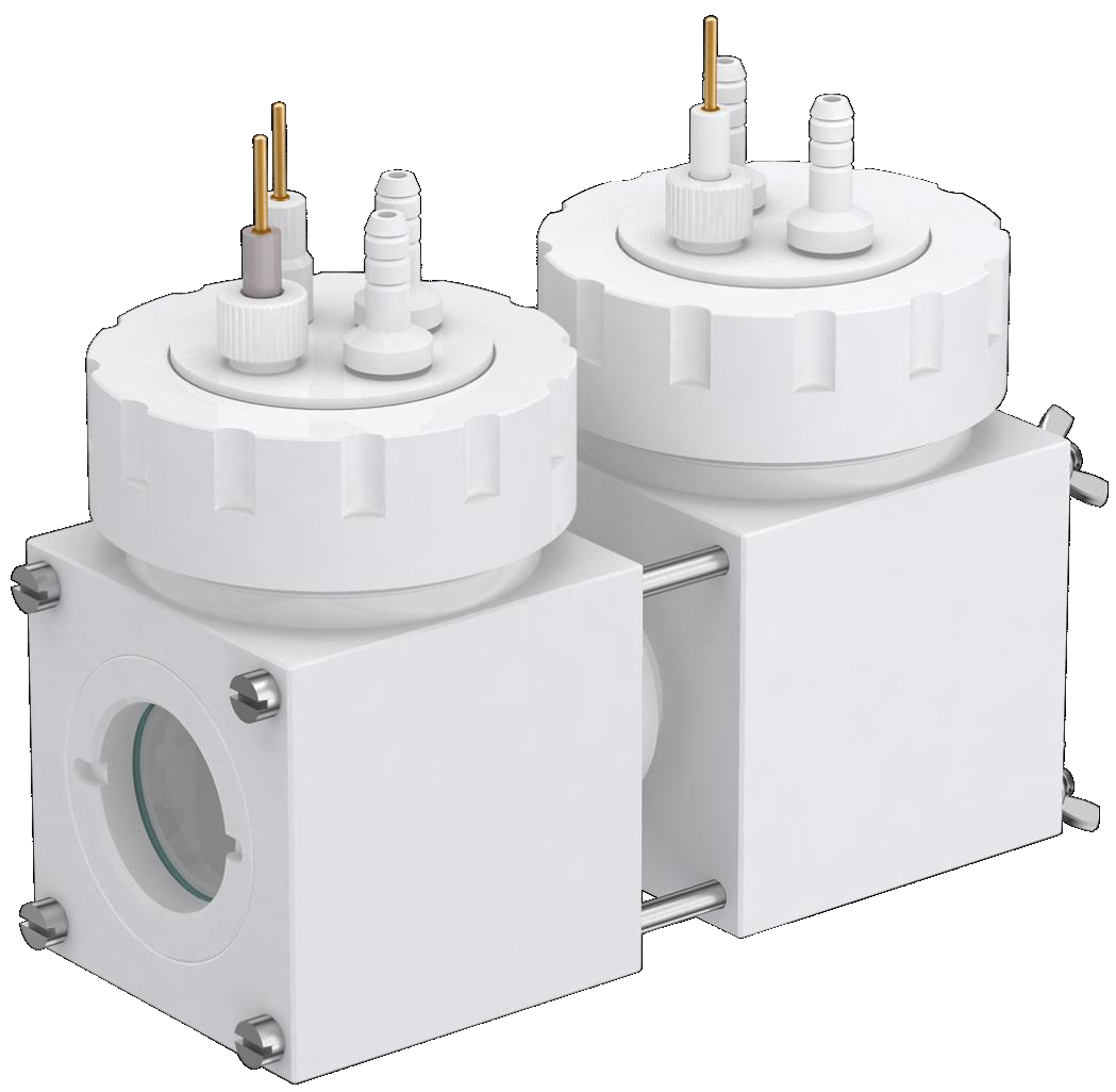 Full PTFE H-type replaceable membrane photoelectrochemical cell (relatively sealed), C027-1