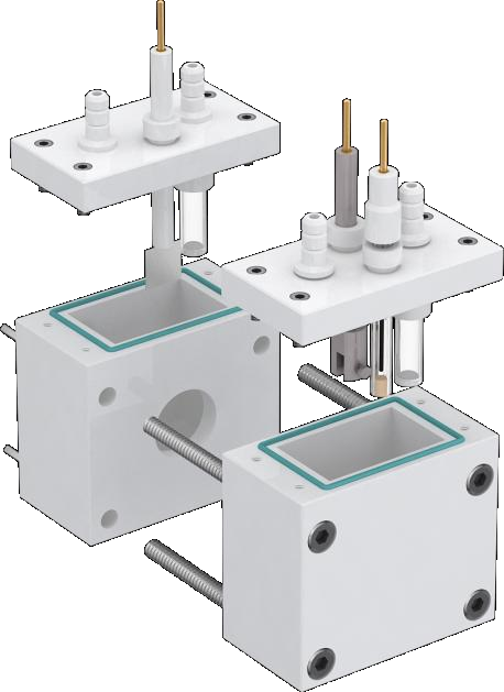Full PTFE H-type replaceable membrane photoelectrochemical cell, C032-1