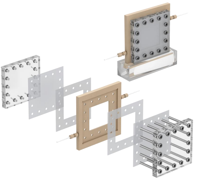 Capacitive deion device (desalination) Model: DQ-1 DQ-2
