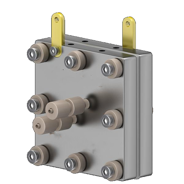 Metal Bipolar Plate Membrane Electrolysis Cell, Model: MEA-TI-TI