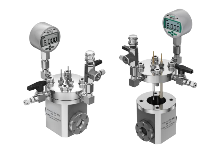 Single-chamber pressure cell  (standard or With light windows or Small volume ) Model: P001-1 P001-2 P001-10