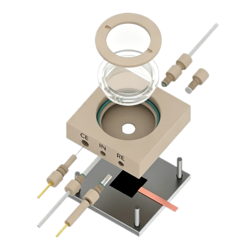 In situ Raman spectroelectrochemical cell (basic), Model: C031-1
